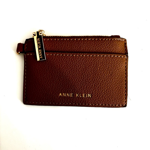Anne Klein NWOT Brown/Tan/Chestnut Gold Clutch Wristlet Wallet Trio Set New - Picture 12 of 14